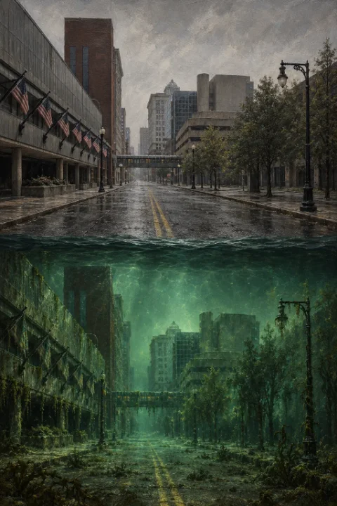 The cover of What the River Keeps